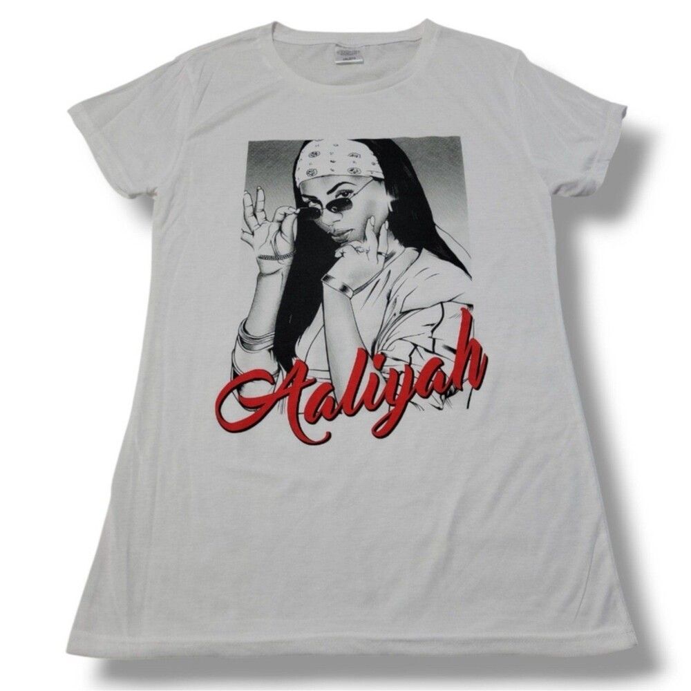 NWOT New Aaliyah Shirt Size 2XL Women's Plus Size Aaliyah Graphic Print T-Shirt